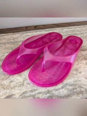 Gap Women's Hot Pink Jelly Flip Flop Sandals